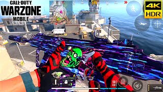 Poco F5  COD Warzone Mobile  Rebirth Island 60 Fps  Best MTZ 556 Built Gameplay No Commentary [upl. by Eilak]