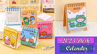 How to make a 2023 desk calendar at home  DIY Calendar 2023 [upl. by Ytinav]