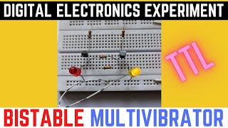 Bistable Multivibrator Using Transistor  How to Build a Bistable Multivibrator with Transistors [upl. by Nawk]