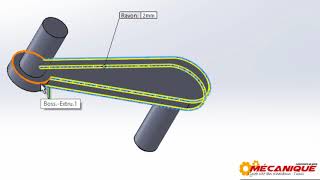 Cannelures à flans parallèles sur SolidWorks [upl. by Romalda848]