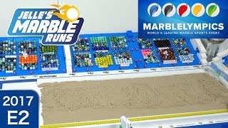 Marble Race Marble League 2017 E2 Long Jump [upl. by Lubbock837]