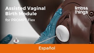 Assisted Vaginal Birth AVB for PROMPT Flex Spanish subtitles [upl. by Orodoet451]