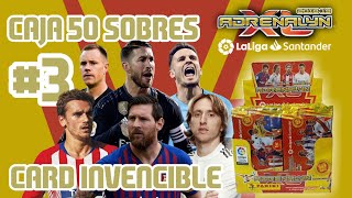 REGALO EL CÓDIGO DE LA CARD INVENCIBLE  CAJA DE 50 SOBRES 3  ADRENALYN XL LIGA SANTANDER 201819 [upl. by Eydie]