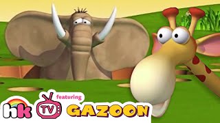 Best of Gazoon S2 Ep 14  Elephant in the Hole  Funny Animals Cartoons  HooplaKidz TV [upl. by Laddie]