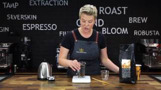 Alternative Brewing  How To Use A French Press  Crema Coffee Garage [upl. by Vivia84]