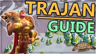 TRAJAN EN 10 MINUTES GUIDE OPENFIELD  RISE OF KINGDOMS FR [upl. by Jacinda]