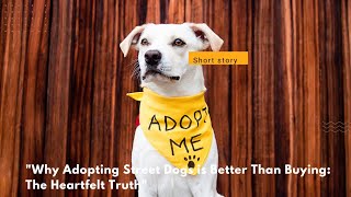 quotWhy Adopting Street Dogs is Better Than Buying The Heartfelt Truthquot [upl. by Attemaj122]