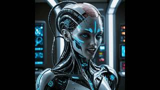 psybient animation quantum alien cyborg scifi startrek aiart spaceambient share like ai [upl. by Aviva628]