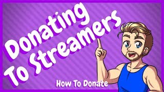 How to Donate on Twitch [upl. by Sophronia]