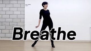 Breathe Line Danceyoonylinedance 중급라인댄스 [upl. by Dareg515]