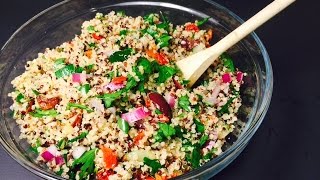 MEDITERRANEAN QUINOA SALAD [upl. by Swihart]