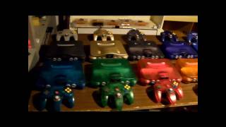 The Collection of Nintendo 64 Consoles  All 16 Color Variations Worldwide [upl. by Elockcin352]