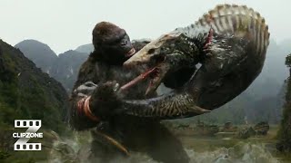 Kong Skull Island  Kong Vs Skullcrawler  ClipZone High Octane Hits [upl. by Hallie729]