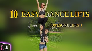 10 easy dance lifts awesome lifts  Cirqueit [upl. by Nnaarat]