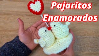 Pajaritos Enamorados Decoración a crochet [upl. by Ocker]