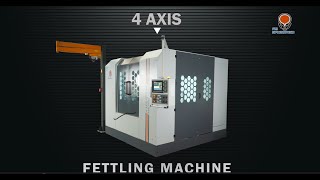 4 axis fettling machine fettlingautomation foundry foundrymachinery machine [upl. by Chadd]