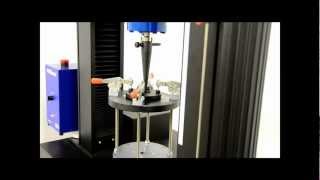 Puncture Resistance Test on a Universal Testing Machine [upl. by Dulla]