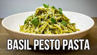 Basil Pesto Pasta Recipe [upl. by Munford]