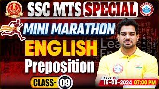 SSC MTS English Classes 2024  Preposition in English SSC MTS  MTS English By Sanjeev Sir [upl. by Chang]