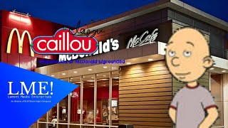 Classic Caillou Misbehaves at McDonalds and gets grounded [upl. by Aber]