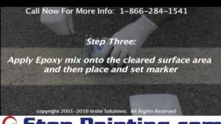 Road Markers  How To Install Using Epoxy [upl. by Sunil]