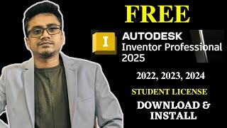 Autodesk Inventor Professional 2025  Download  Install  Activation  Free 1 Year License [upl. by Oahc829]