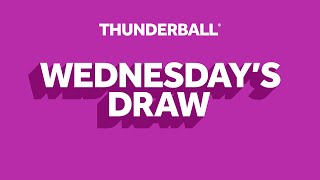 The National Lottery Thunderball draw results from Wednesday 31 July 2024 [upl. by Dailey]