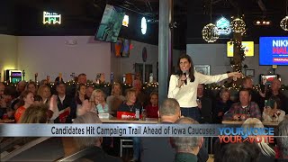 Candidates hit the campaign trail ahead of Iowa Caucuses [upl. by Loredo]