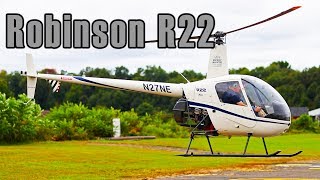 Robinson R22 Helicopter review flight and how to fly [upl. by Itsud491]