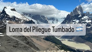 Loma del Pliegue Tumbado El Chaltén Parque Nacional Los Glaciares Patagonia Argentina02012024 [upl. by Leandra105]