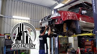 THE SKID FACTORY  Nissan Patrol TD42 Turbo Diesel Swap EP3 [upl. by Gerge]