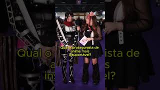 Qual protagonista de anime mais insuportável cosplayer cosplay anime otaku [upl. by Amann412]