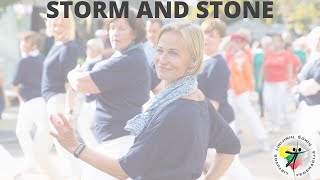 STORM AND STONE  LINE DANCE  Palanga 2023 demo and teach LTU [upl. by Anned]