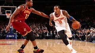 JR Smith With the Crossover and the SICK Dunk [upl. by Yrhcaz]