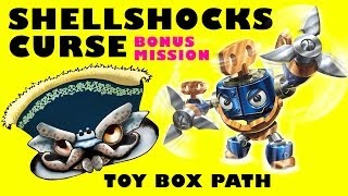 Skylanders Swap Force WindUp Gameplay  Shellshocks Curse Solo Survival w Toy Box Path  1 Fav [upl. by Mitchiner]