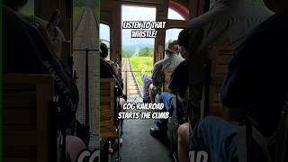 Cog Railroad Starts the Climb shorts railfan rail [upl. by Stinson]