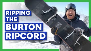 RIPPING the BURTON RIPCORD SNOWBOARD [upl. by Asil]