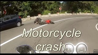 Motorcycle accident live on camera [upl. by Bum]