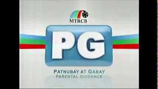 Channel Nine  MTRCB Classification Warning PG Rating 10 second version [upl. by Nnylekoorb]