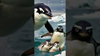 Penguin Perils The Bravery of PippaPenguin BraveEscape AntarcticTales ai shorts ytshorts [upl. by Tamis89]