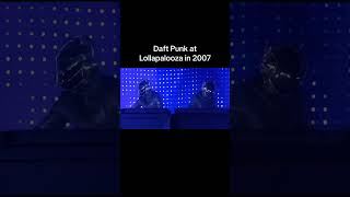 daftpunk at lollapalooza in 2007 daftpunk edm dancemusic electronicmusic rave lolla [upl. by Alohcin]