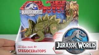 JURASSIC WORLD®  Stegoceratops  Unboxing amp Review Hasbro® Bashing Attack [upl. by Pylle]