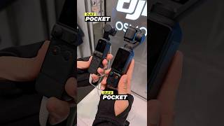 Dji pocket 3 vs Dji pocket 2 shorts dj djipocket djipocket2 djipocket3 comparison camera [upl. by Alarise736]