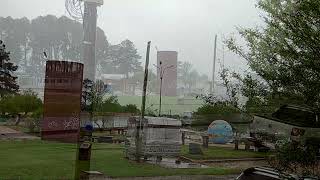 Mucha lluvia y algo de granizo en Tacuarembó 23 y 24092024 [upl. by Nazay]