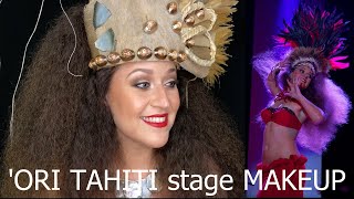 ORI TAHITI stage MAKEUP 💄💋🇵🇫 ⎪MOENA MAIOTUI [upl. by Airdnas]