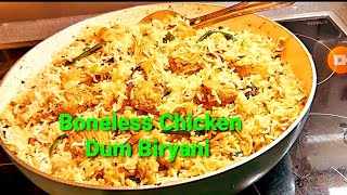 Delicious Boneless Chicken Biryani Recipe  Chicken Dum Biryani Recipe Jaya Dasaris Recipes [upl. by Fokos]