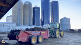 A Winters Day work on a Beef Cattle Farm [upl. by Stacia]