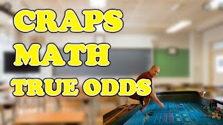 The Craps Lab Presents Craps Math  Part 2  True Odds [upl. by Aneladgam]