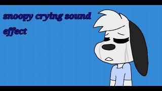 snoopy crying sound effect [upl. by Tabbie]