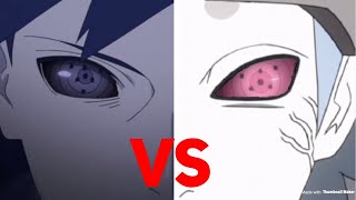 Sasukes Rinnegan vs Urashikis Otsutsuki Rinnegan [upl. by Weslee]